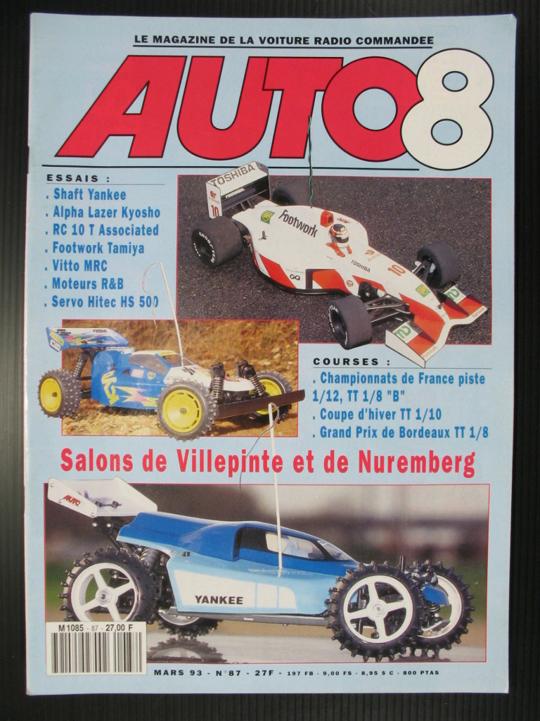 AUTO8/Revue N°087 mars 1993.
