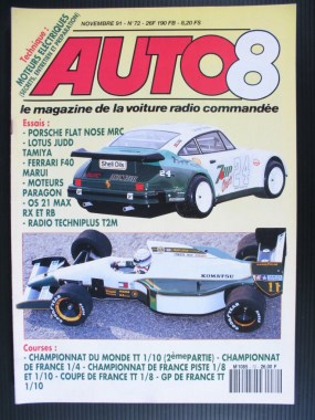 AUTO8/Revue N°072 novembre 1991.
