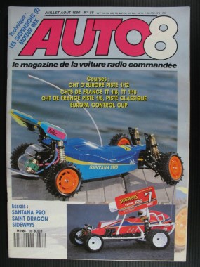 AUTO8/Revue N°058 juillet/août 1990.