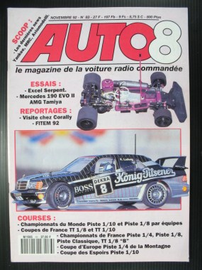 AUTO8/Revue N°083 novembre 1992.