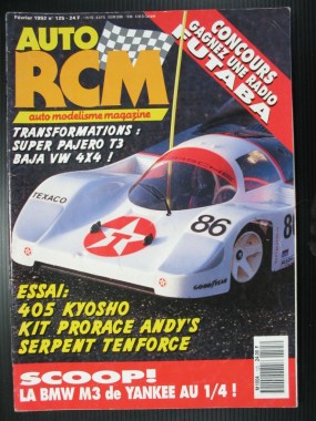 Auto RCM/Revue N°125 février 1992.