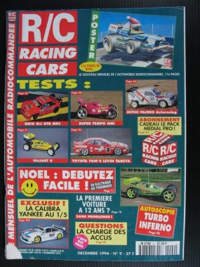 R/C RACING CARS/Revue N°009 décembre 1994.