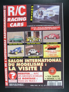 R/C RACING CARS/Revue N°013 avril 1995.