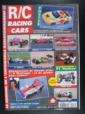 R/C RACING CARS/Revue N°017 août 1995.