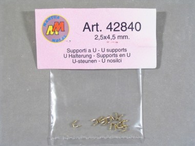 42840/MANTUA/Support en U  2,5x4,5 mm (le sachet).